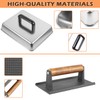 14 Inch Rectangular Melting Dome & Grill Press Kit for