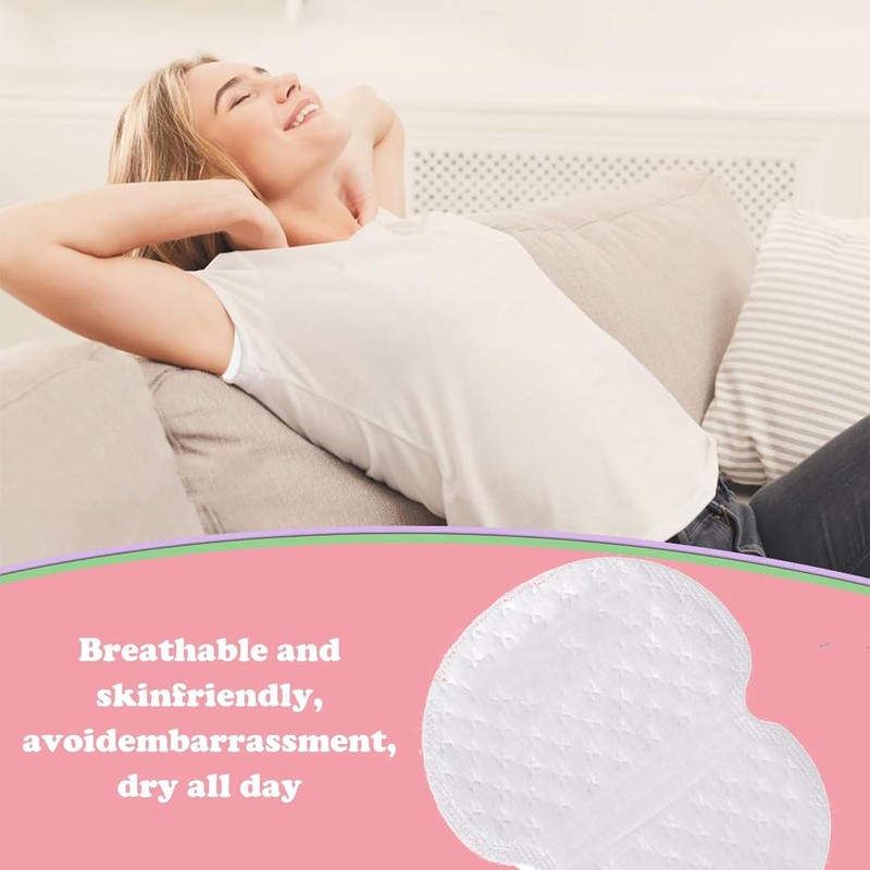 150 PCS Armpit Sweat Pads, Sweat Pads for Women and