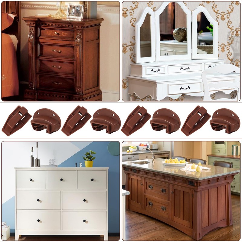 12 Sets Drawer Guide Kit, Enhanced Commercial Slide Style Drawers