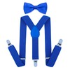 Kids Boy Suspenders Bowtie Set - Adjustable Child Suspender for