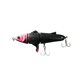 Topwater Lures, JAZALIC Propellers Fishing Lure with Three-Pronged Hooks and Ring, Floating Minnow Bass Bait Top Water Pencil Plopper Lures Freshwater Or Saltwate R (4.3 in, 0.85oz)