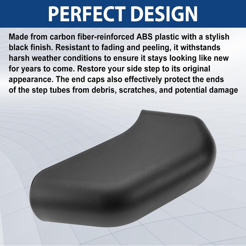 PT925-34222-EC Step Board Black End Caps - Compatible with Toyota