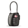 Osprey Europe TSA 3 Dial Cable Lock Unisex Black -