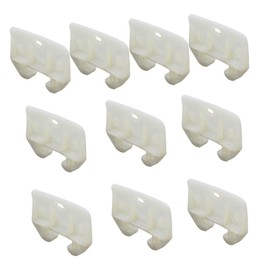 Operitacx 3 Sätze Kunststoff Schubladenführungen Für Möbel Ersatzteile Für Schubladensysteme Einfache Installation Kompatibel Mit Schränken Und Kommoden Weiße Gleitschienen Für 10 Stück * 3