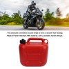 Gas Can 5L 1.3 Gallon ABS Leakage Free Red Portable