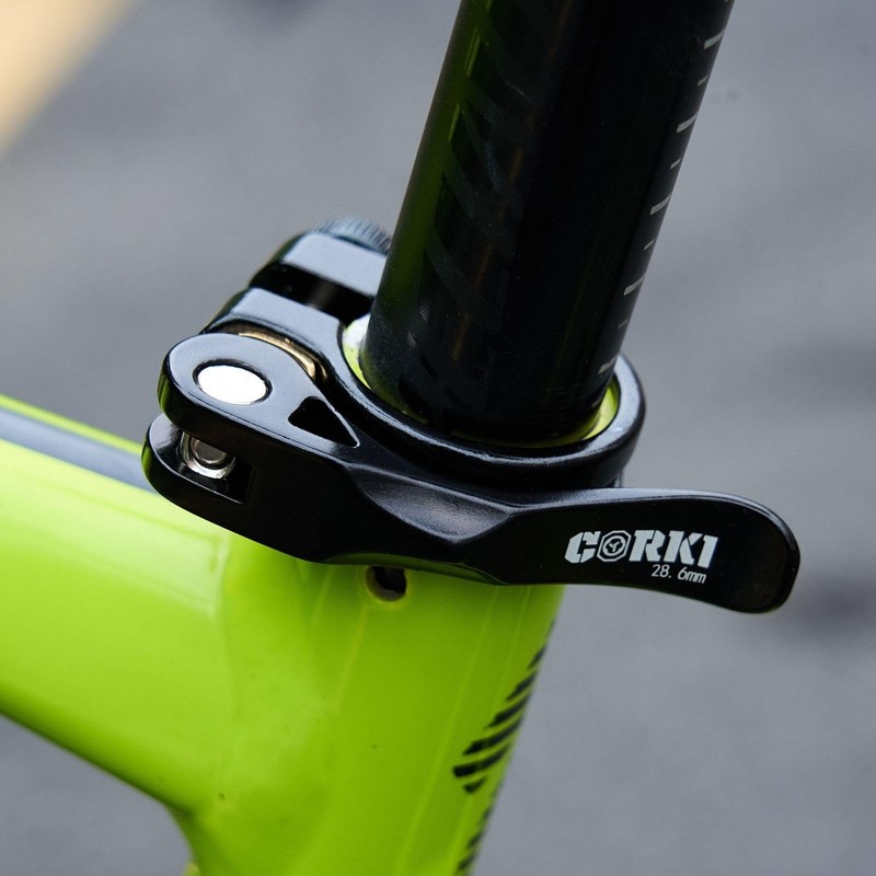 Corki Cycles Bicycle Seat Clamp Aluminum Alloy Lightweight Quick Release