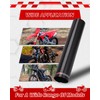 JFG RACING Motorcycle Carbon Fiber Fork Wrap Boots, 250mm, Front