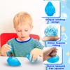 Yeefunjoy Raindrop Stress Balls, Squishy Sensory Fidget Toy Glitter Raindrop