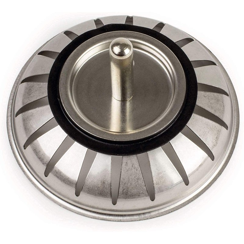 Andrew James Stainless Steel Sink Strainer Plug for Food Waste