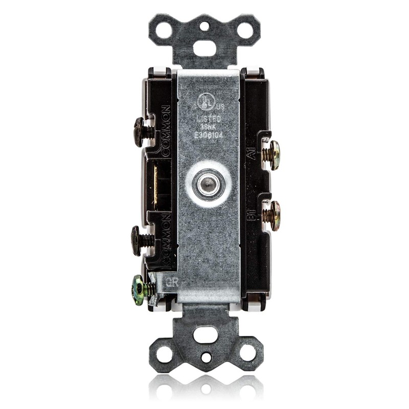 Maxxima AC Toggle Combination Switch White Wall Plates Included Duplex