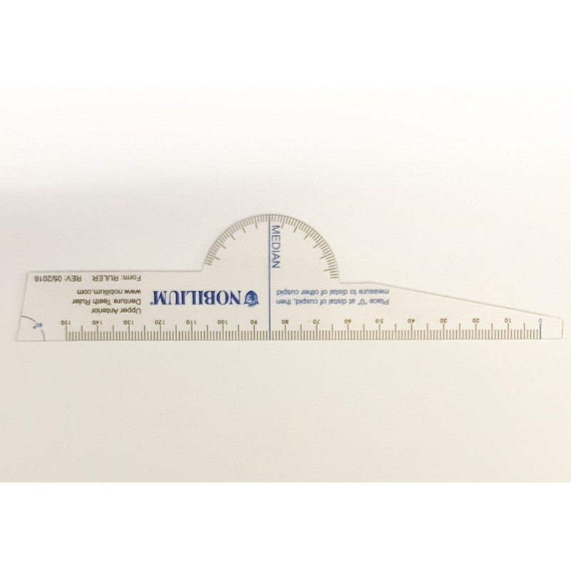 3 Pack Flexible Ruler Dentsply Denture Trubyte Millimeter Dental Lab