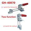 CN-BOGONG 2Pcs GH-40870 Two Function Toggle Latch Clamp 200Kg /485Lbs