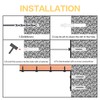 Eau 6 Pack Heavy Duty Shelf Brackets, 8 x 5