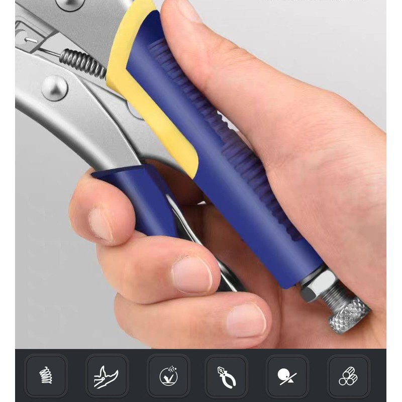 10" Locking Pliers/Sheet Metal Clamp,Welding Locking Plier Tools, Heavy Duty