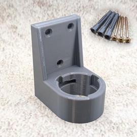 ULEIVA Wall Mount Grey Compatible with Ecovacs GOAT G1 Robotic Lawnmower Holder to Transmitter (Grey)