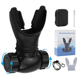 OIXXAF Portable Muscle Trainer, Exercise Trainer,Suitability Running Daily Fitness Training for Improved Endurance and Strength, with Dual-Adjust Systemfor,Easy to Clean,White & Black