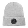 Borussia Dortmund BVB Logo Beanie Light Grey, gray, One Size