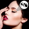 8 Eye Makeup Template Stickers And 2 Cat-Shaped Eyeliner Template