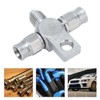 AN‑3 Tee Brake Hose AN3 to Line End Fittings Stainless