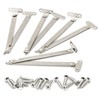 Pxyelec 4 pcs Support Stay Hinges, Furniture Cupboard Hinges, Stainless