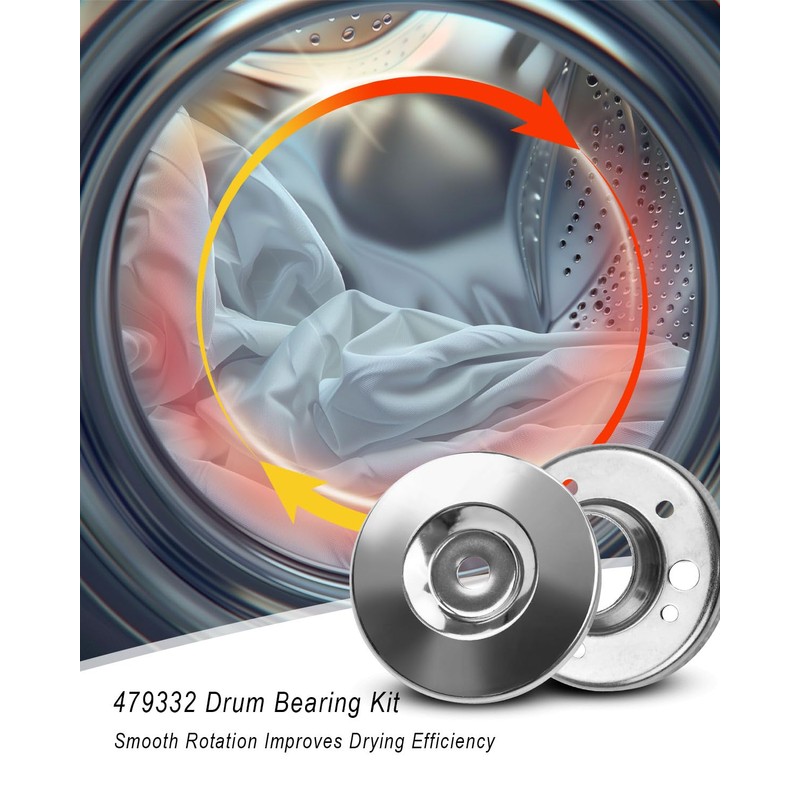 479332 Dryer Drum Bearing Kit Fit for Fisher & Paykel