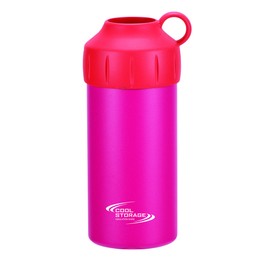 Pearl Metal D-6482 Vacuum Insulated, Cold Insulated, Hot Water Bottle, 16.9 fl oz (500 mm), 20.9 fl oz (600 ml), Dedicated Use, Pink Cool Storage