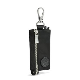 Orobianco No. 93023 Key Case, Key Holder, Ring, Includes Hook, Solo, Small Goods, Black