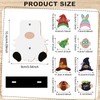 Gnome Interchangeable Wooden Decor,Seasonal Holiday Gnome Decoration with Magnet Pieces