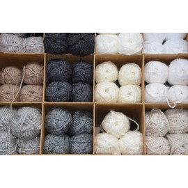 LEO Design Twin Pack Natural Norwegian Women Merino Wool socks, Blend of Lambs wool and cotton Socks, Heavy wool, Thick soft & Warm sock, Thermal socks. Red, Pink, White. (Cream, 6-8)