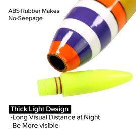 QualyQualy LED Bobbers Fishing Floats and Bobbers Sea Rock Fishing Floats Lighted Bobbers for Night Fishing 1/8oz 3Pcs #1.0