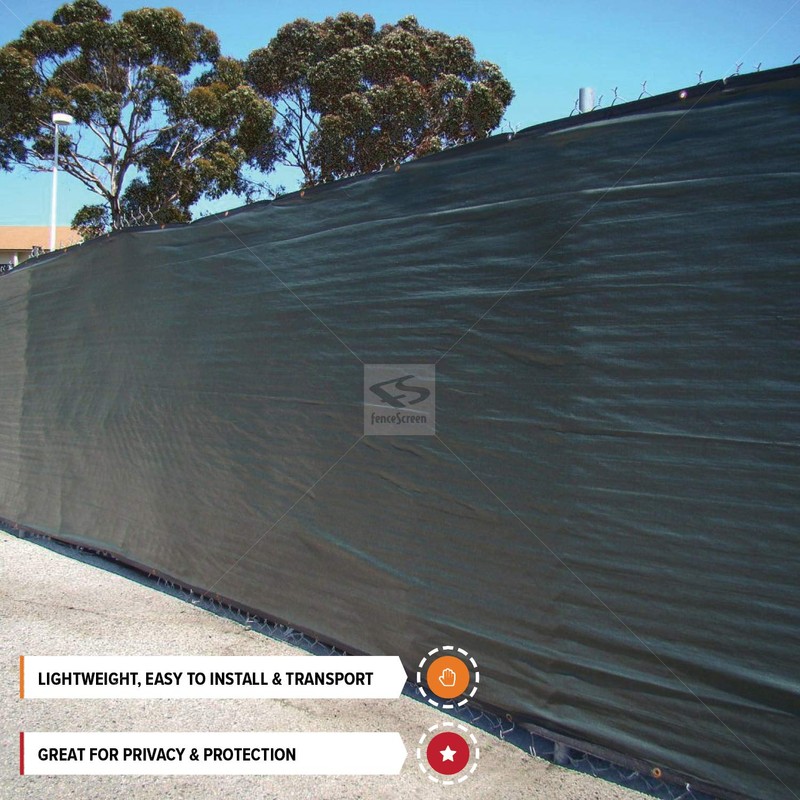 FenceScreen Fence Privacy Screen - Extreme 98% Blockage Temporary Windscreen