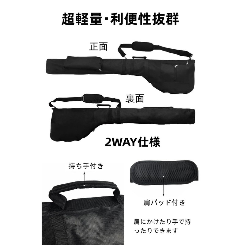YFFSFDC Golf Bag, Practice Club Case, Ultra Lightweight, Foldable, Large