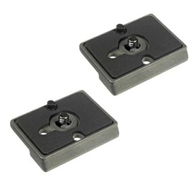 Manfrotto 2x 200PL RC2-System Quick Release Plate with 1/4"-20 Screw and 3/8" Bushing Adapter