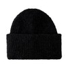 PIECES Women's Pcpyron Lurex Hood Noos BC Knitted Hat, Black/Detail: