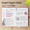NORDUN Graph Notebook A5 Thick Journal,360 Pages Squared Notebooks for