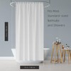 Curoayood Shower Curtain for Bathroom,Machine Washable Light Weight Fabric Woven