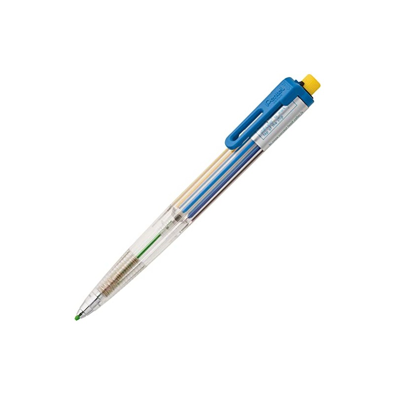 Pentel Arts PH158 lápiz automático de 8 colores, colores surtidos