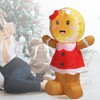 Valentines Day Inflatables Gingerbread Girl Waterproof Thickened Blow Up Gingerbread