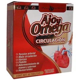 Natural Pro Vida Circulación ajo y omega 60 tabletas