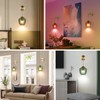 EIDEARAY Battery Operated Wall Sconce, Wireless Wall Sconces RGB Color
