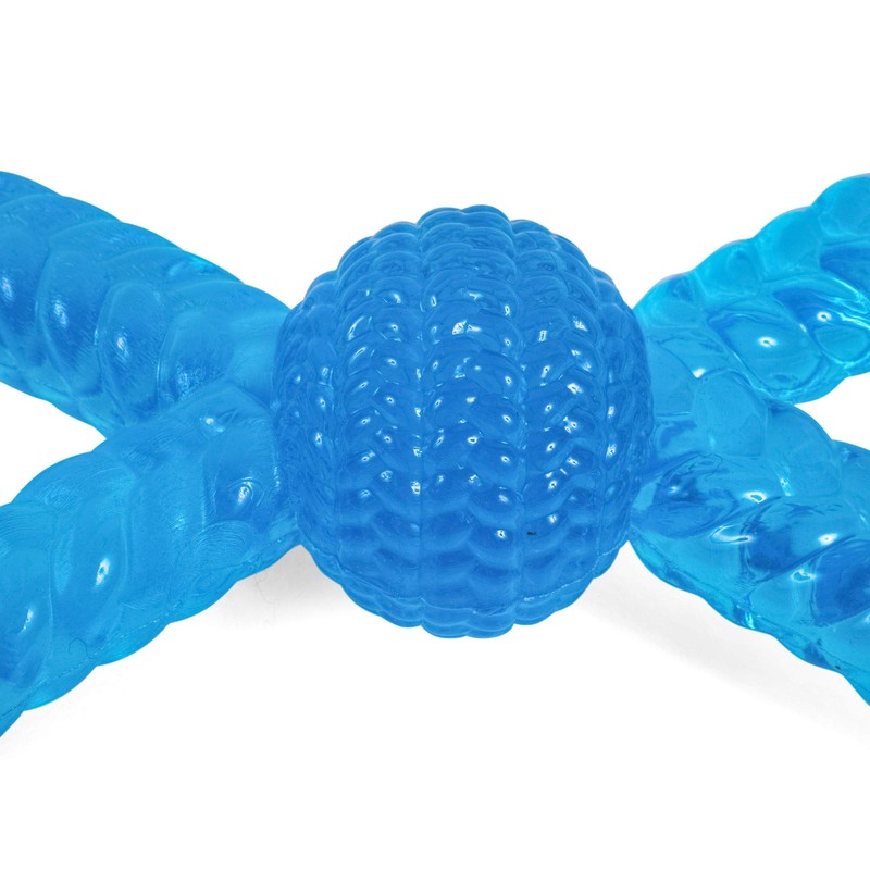 Petface (Toyz by Petface) Twist Tugger, Blue/Green/Pink