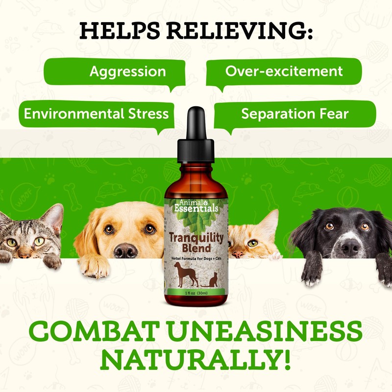 Animal Essentials Tranquility Blend for Dogs & Cats - Calming