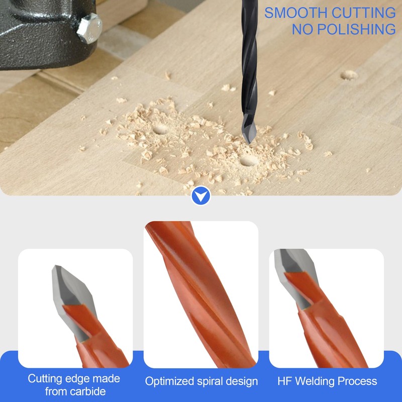 CDBP HM Dowel Hole Drill Bit Passage 10mm x 70mm