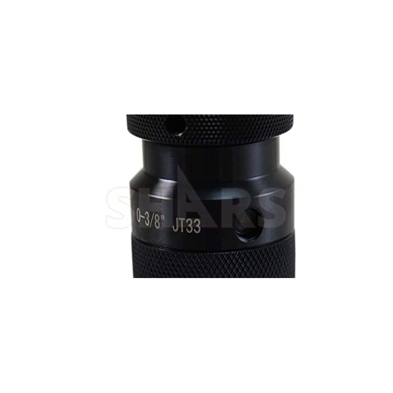 Shars 1/32-3/8" Heavy Duty Keyless Drill Chuck & 1/2" Straight