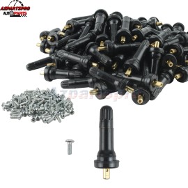 Azpartspro 100pcs TPMS Tire Pressure Sensor Valve Stem Kit For Chrysler Dodge Ford Lincoln