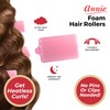 Annie Classic Foam Cushion Rollers #1055, 6 Count Pink Jumbo