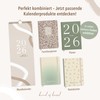 KIND OF HAZEL Desk Calendar 2026 Landscape Weekly Planner with