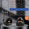 SWTYExt Pack of 60 Cap Nuts M6 Galvanised Cap Nuts