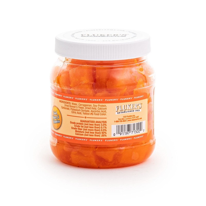 Fluker's Orange Cube Complete Cricket Diet, Gut Load Food for