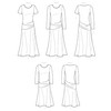 Simplicity SS9222U5 Misses' Knit Dress Sewing Pattern Kit, Design Code